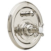 [D35101640.150] Pressure Balance Tub/Shower Valve Trim with Diveter and Cross Handle - Platinum Nickel