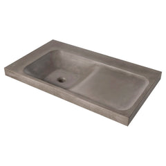 DXV® Modulus 36 in. Concrete Sink, No Hole // SMOKE // 42021_D21050036LH409_CDNwebp.webp