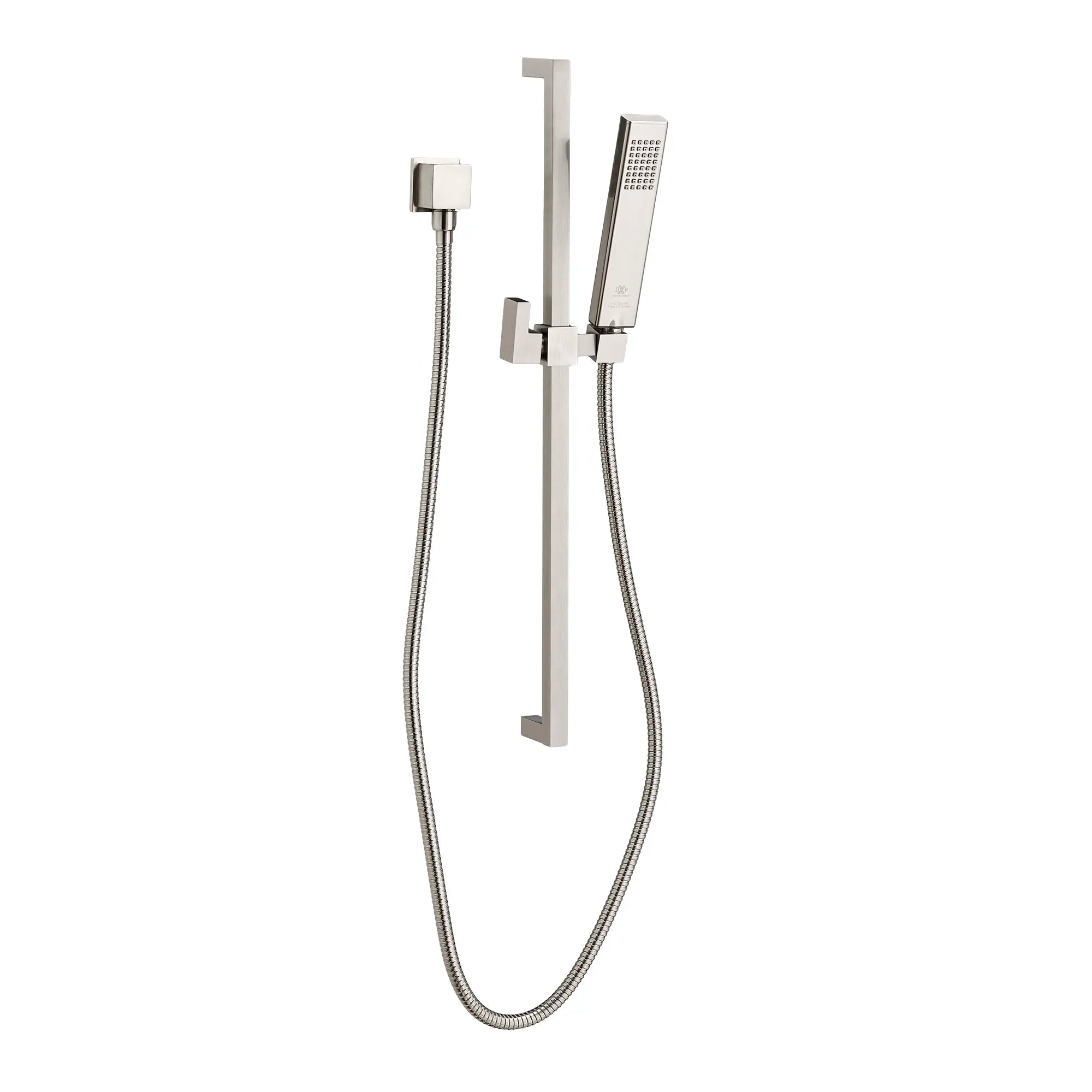 Square Personal Hand Shower Set with Adjustable 24 in. Slide Bar // BRUSHED NICKEL // 42218_D35700432144_0_CDNwebp.webp