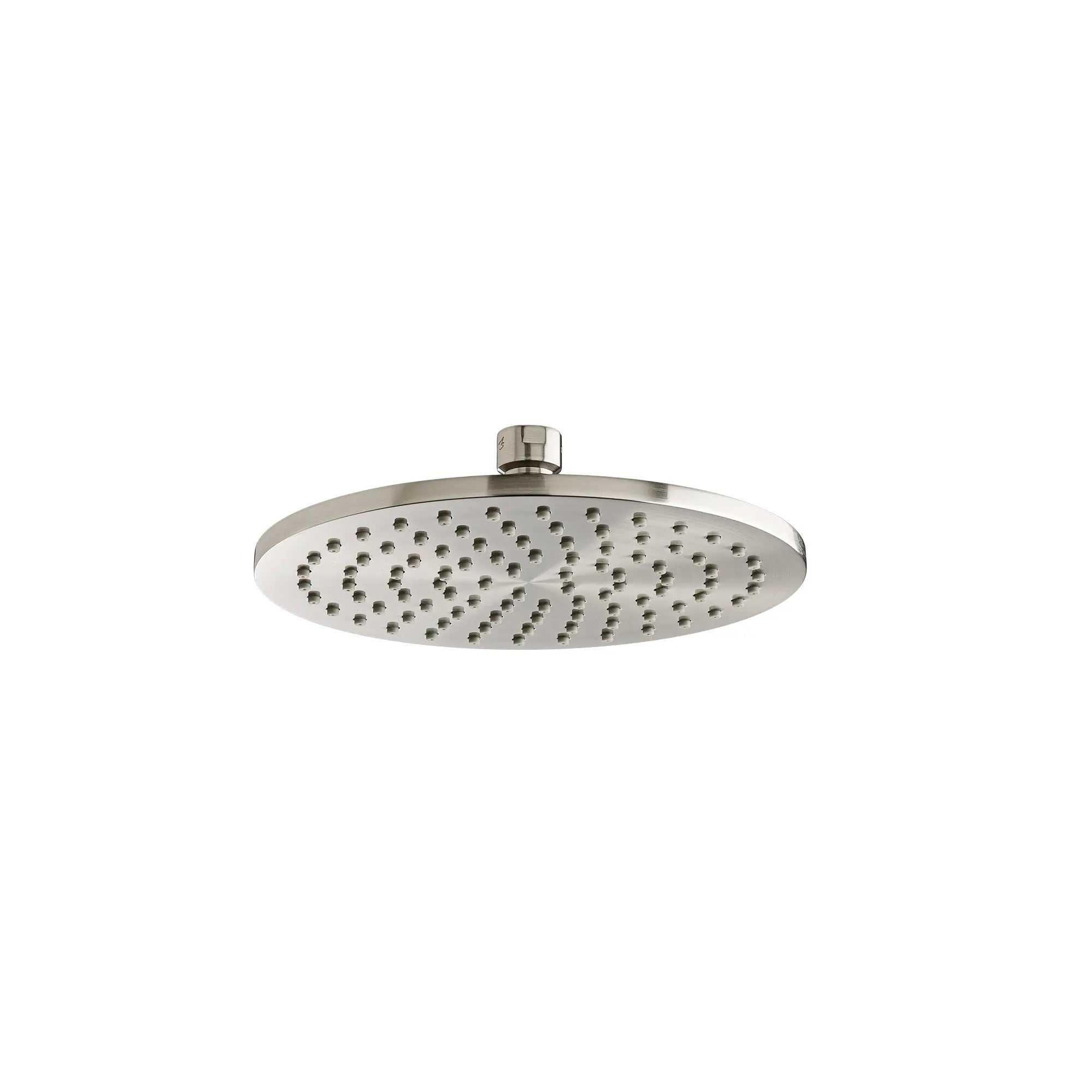 Slim Round Single Function 8 in. Showerhead // BRUSHED NICKEL // 42239_D35701418144_0_CDNwebp.webp