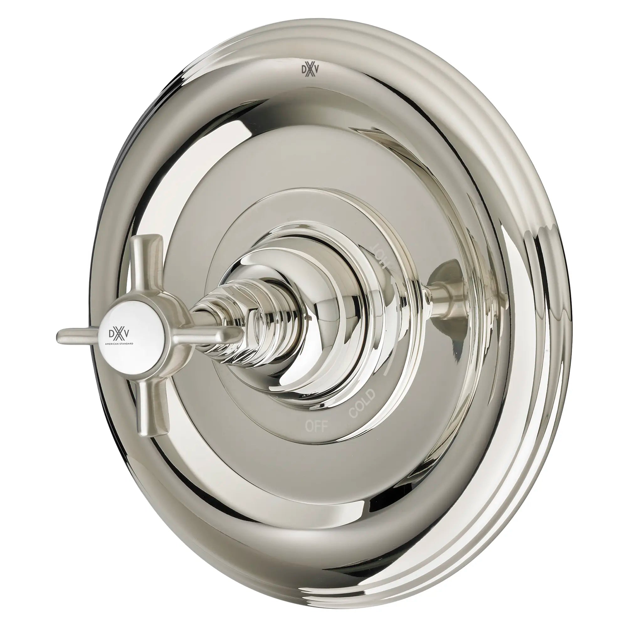 Landfair Pressure Balanced Shower Valve Trim  In Polished Chrome // PLATINUM NICKEL // 42297_P_D35107540150_PorcLogo_1_0_CDNwebp.webp
