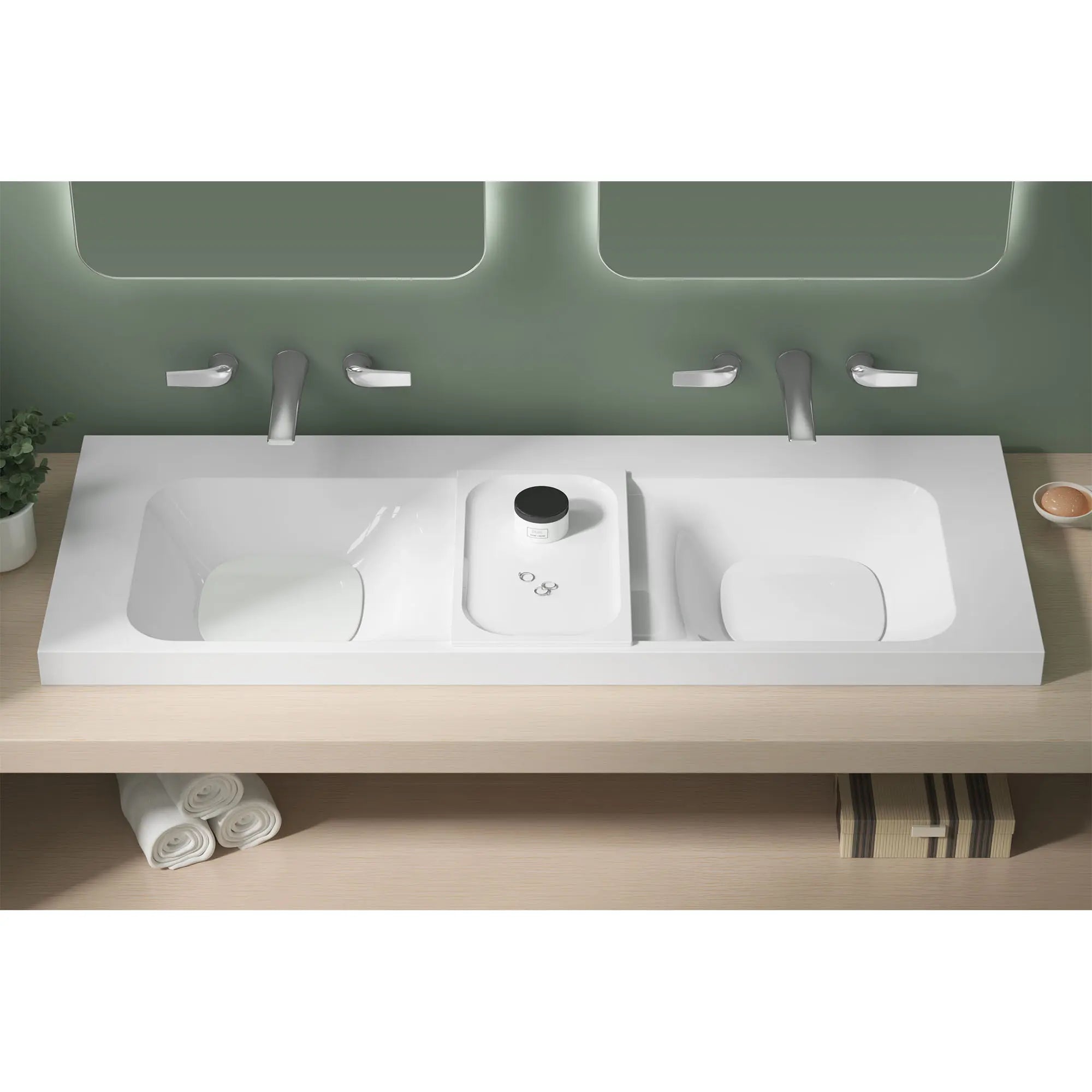 DXV Modulus® Above Counter Sink, No Hole // CANVAS WHITE // 46885_1617955618-DXV_POP_Empty_TopDown_B-D35120450_D21060055_D19060000_0_CDNwebp.webp
