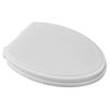 [5020A15G.415] Traditional Elongated Closed Front Toilet Seat - Biscuit