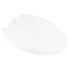[5025A15G.415] Contemporary Elongated Closed Front Toilet Seat - Canvas White