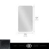 DXV Modulus® 36 in. x 20 in. LED Backlit Mirror // UNFINISHED // 68350_DXV_Modulus_Single_Mirror_D19050036_Info_2_CDNwebp.webp