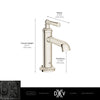 [D35155100.100] Oak Hill® Single Handle Bathroom Faucet with Lever Handle - Polished Chrome