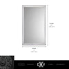 Oak Hill® 18 in. x 30 in Mirror // WEATHERED OAK // 68414_DXV_Oak_Hill_Mirror_D19005000.620_Info_CDNwebp.webp