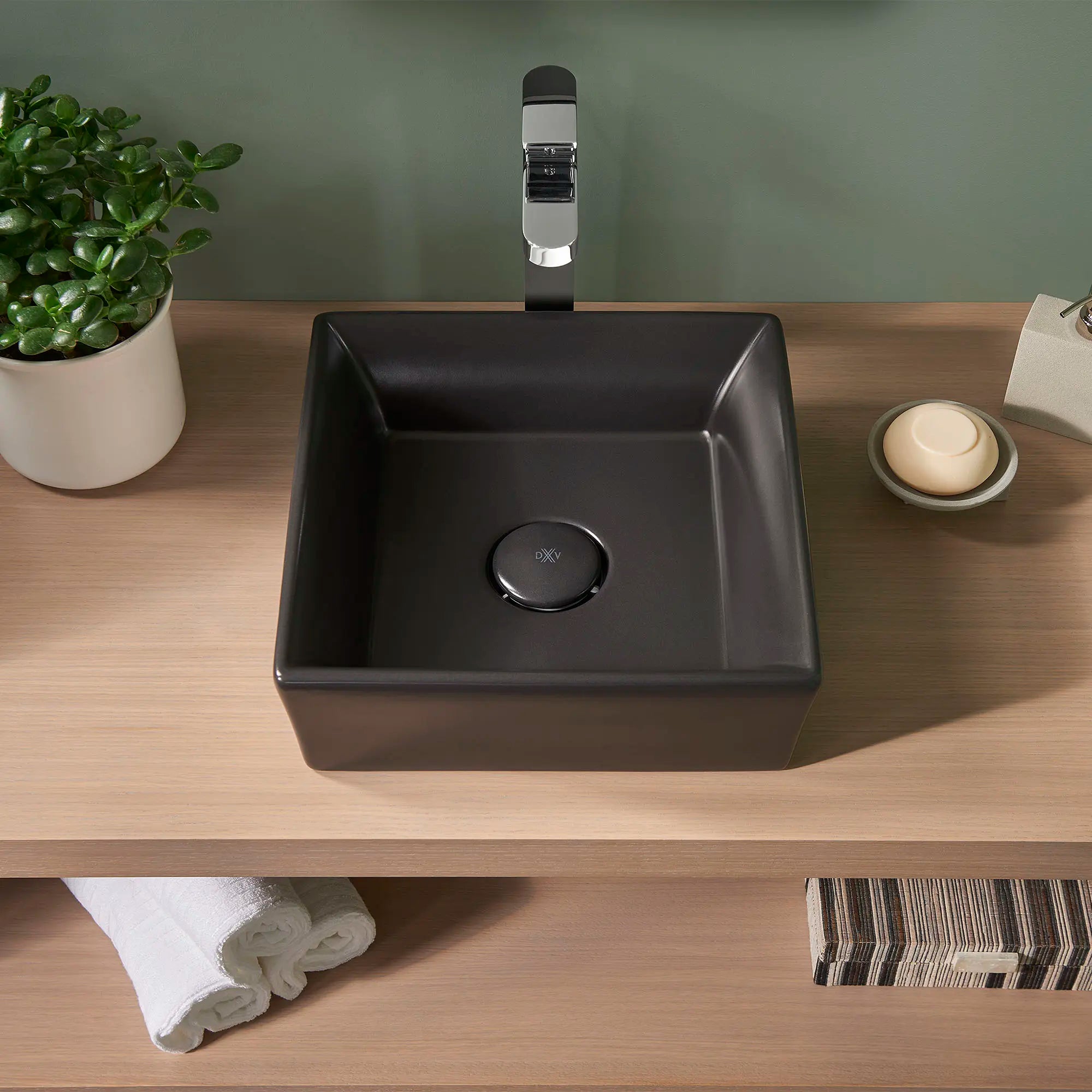 POP® Square Vessel Sink // MATTE BLACK  // 83636_B-D20085015.059_D3510915C.100_D19035075-SS.414_CDNwebp.webp