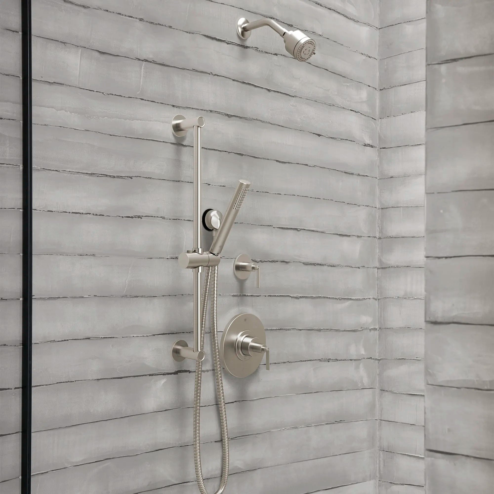 Percy® 3-Function Round Showerhead // BRUSHED NICKEL // 84496_B-D3510579C.144_D35105430.144_D35105500.144_D3510578C.144_D3510577C_CDNwebp.webp