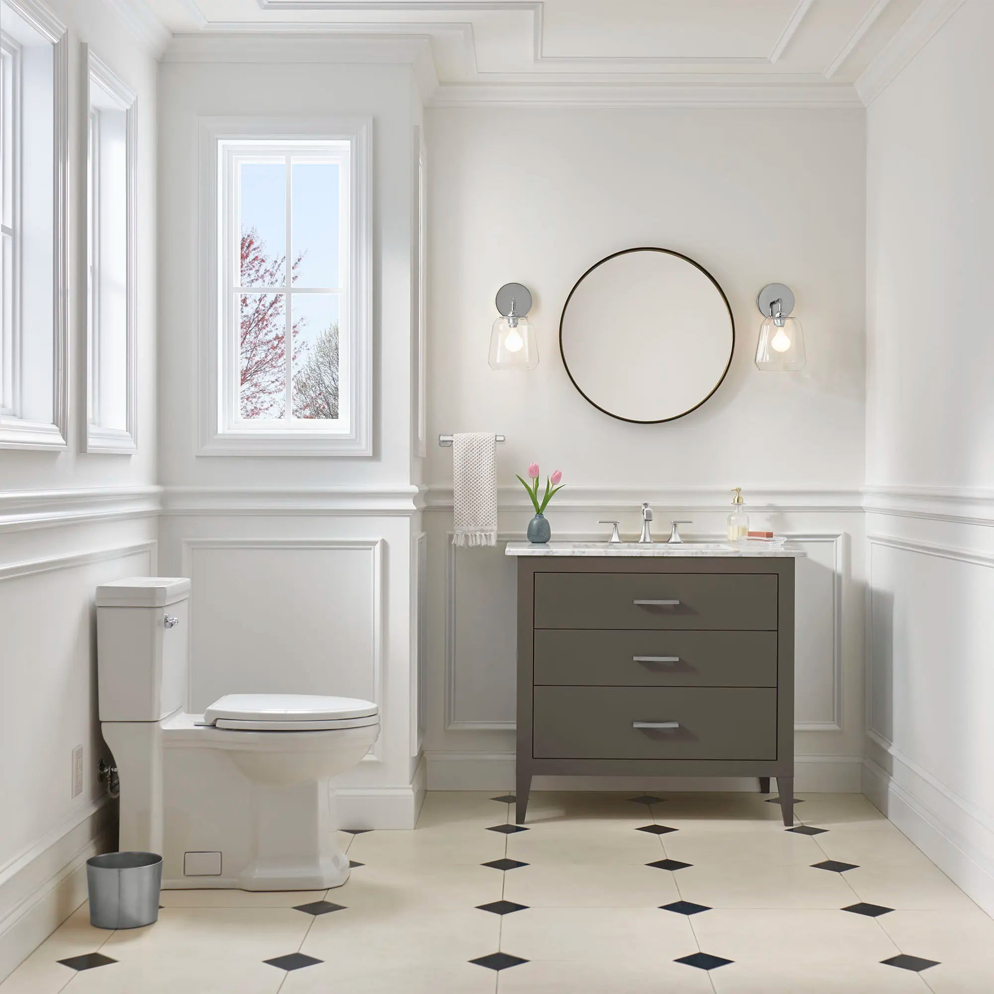 Belshire® Lever Handles Only for Widespread Bathroom Faucet // POLISHED CHROME // 85696_B-D35170810.100_D35170801.100_D22025A101.415_CDNwebp.webp