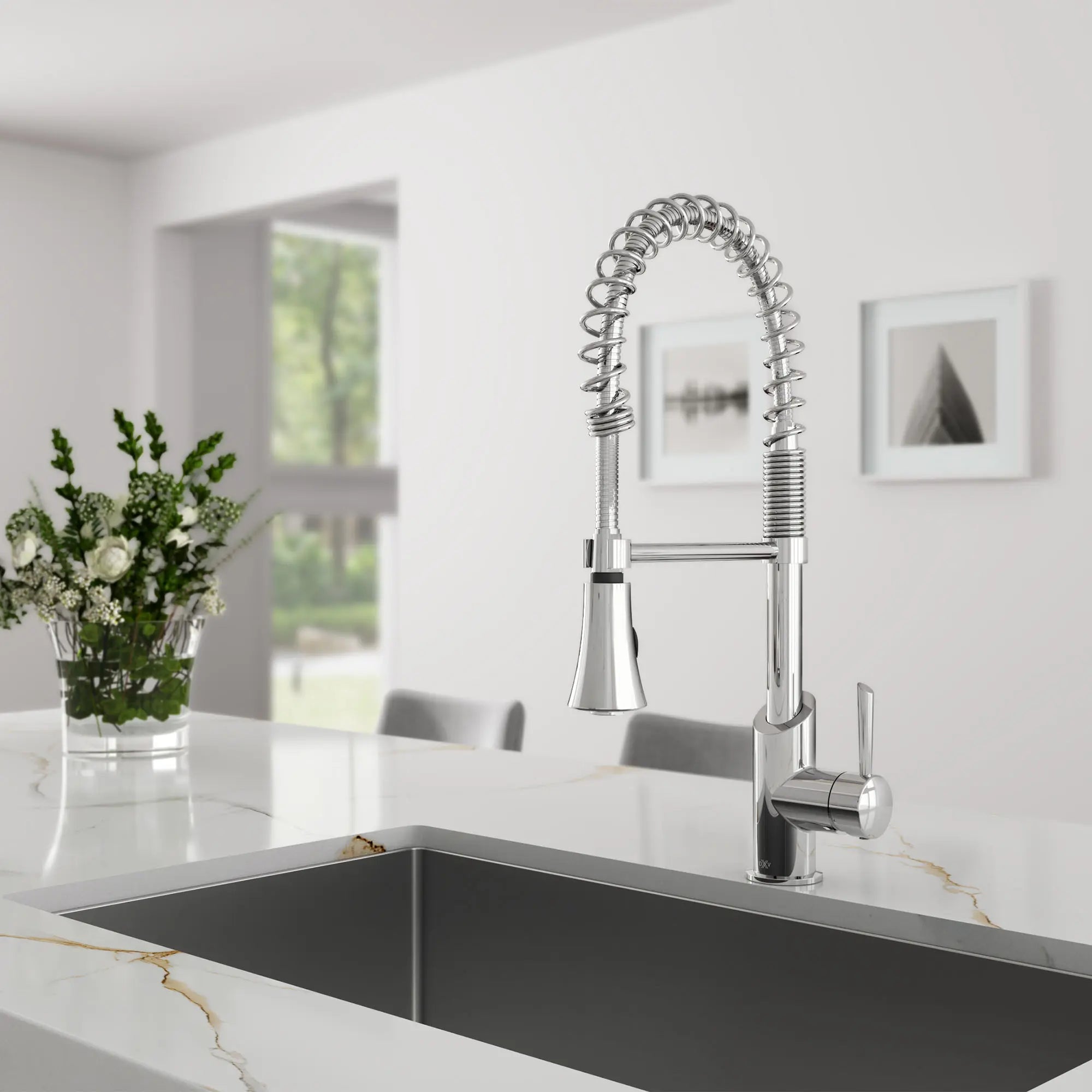 Fresno® Single Handle Culinary Kitchen Faucet with Lever Handle // POLISHED CHROME // 85850_B-D35403350.100_CDNwebp.webp