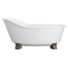Oak Hill® 66 in. x 36 in. Freestanding Bathtub with Feet // WEATHERED OAK // 90484_D12025014239_CDNwebp.webp