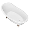 Oak Hill® 66 in. x 36 in. Freestanding Bathtub with Feet // WEATHERED OAK // 90494_D12025014239_2_CDNwebp.webp