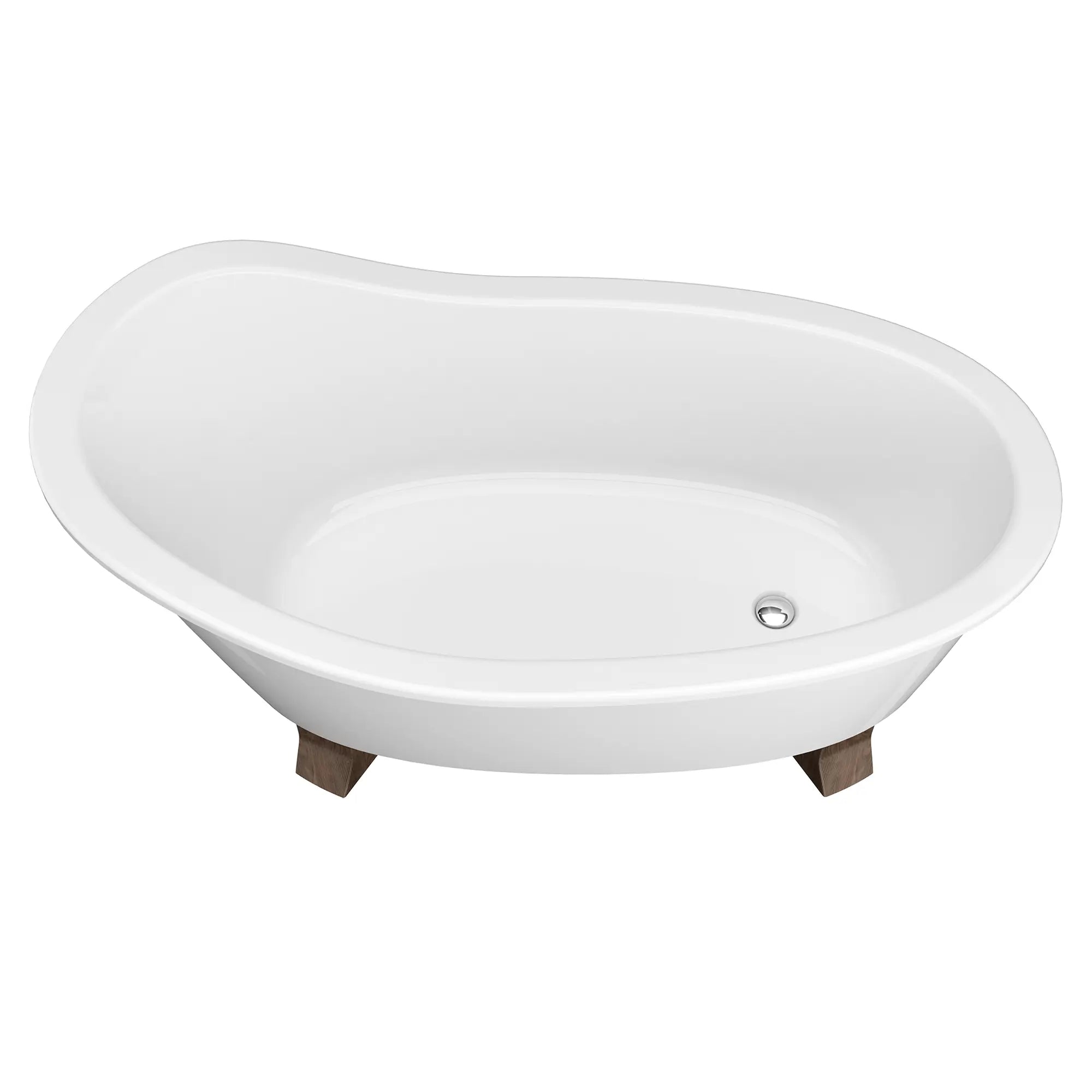 Oak Hill® 66 in. x 36 in. Freestanding Bathtub with Feet // WEATHERED OAK // 90499_D12025014239_3_CDNwebp.webp