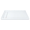 DXV® Modulus 60” X 30” SOLID SURFACE SHOWER BASE – LEFT DRAIN // MERINO WHITE // 90561_D16030STL417_CDNwebp.webp