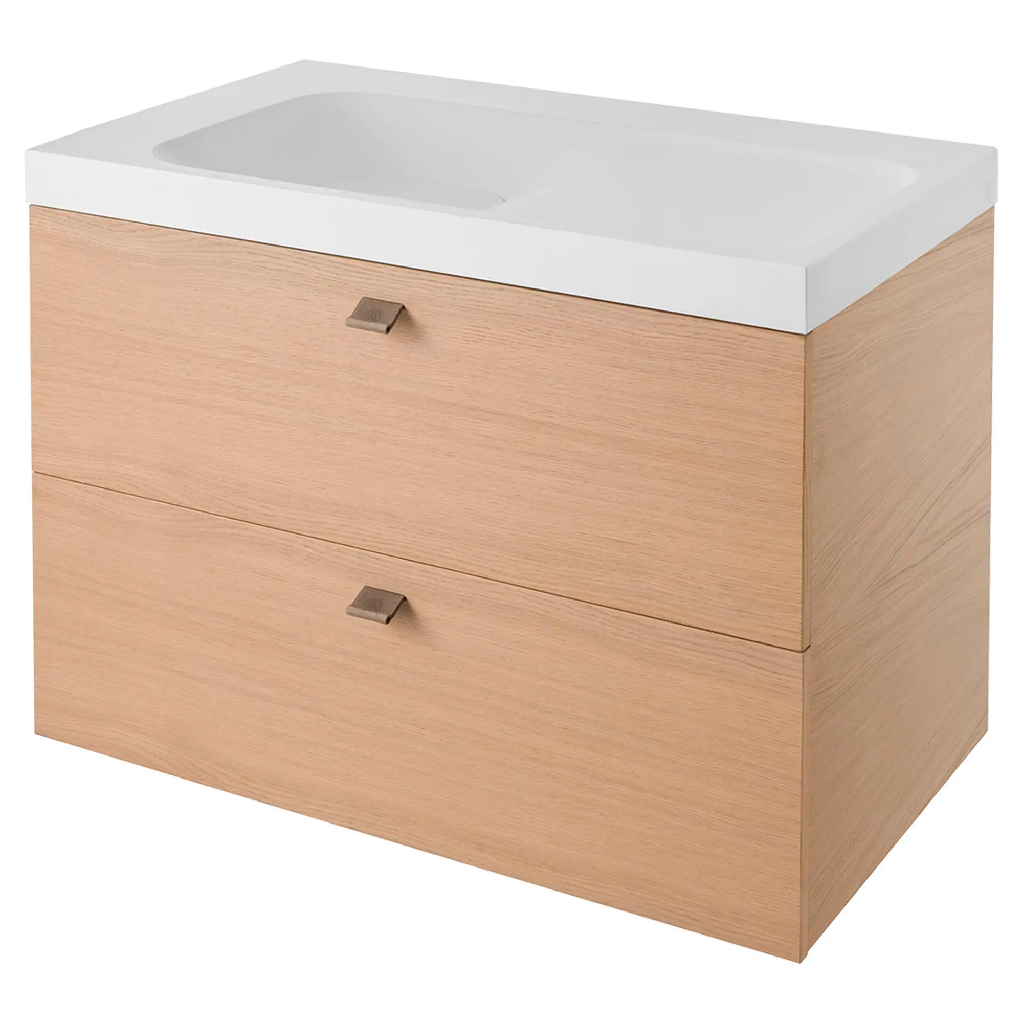 DXV® Modulus 36 in. Two-Drawer Single Vanity Only // NATURAL OAK // 90676_D19075036LH414_1_CDNwebp.webp