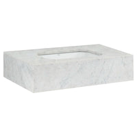 Belshire® 30 in. Carrara Marble Console Top, No Hole // CARRARA MARBLE // 90688_D19080000550_CDNwebp.webp