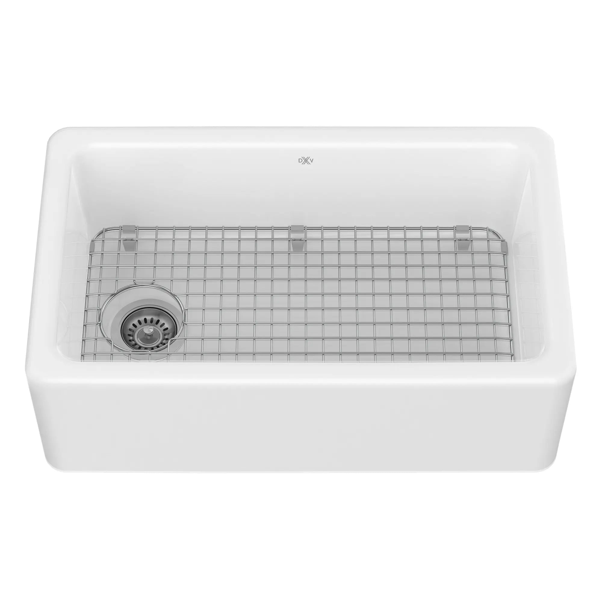 Hillside® 30 in. Apron Kitchen Sink with Offset Drain // CANVAS WHITE // 90906_D20066230.415_1_CDNwebp.webp