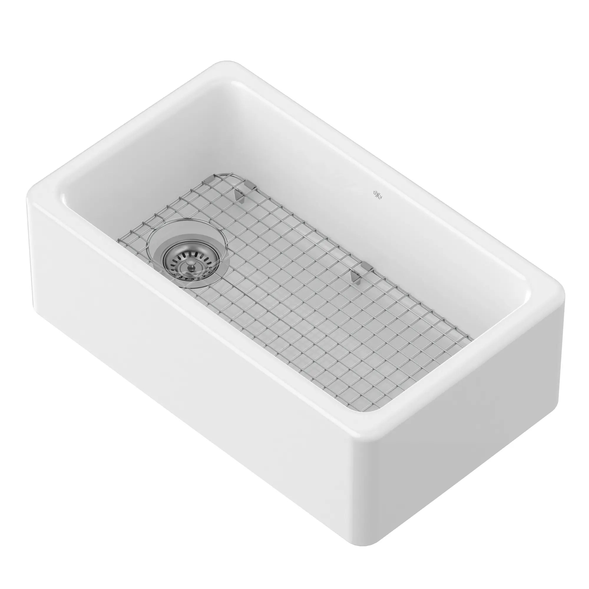 Hillside® 30 in. Apron Kitchen Sink with Offset Drain // CANVAS WHITE // 90907_D20066230.415_2_CDNwebp.webp