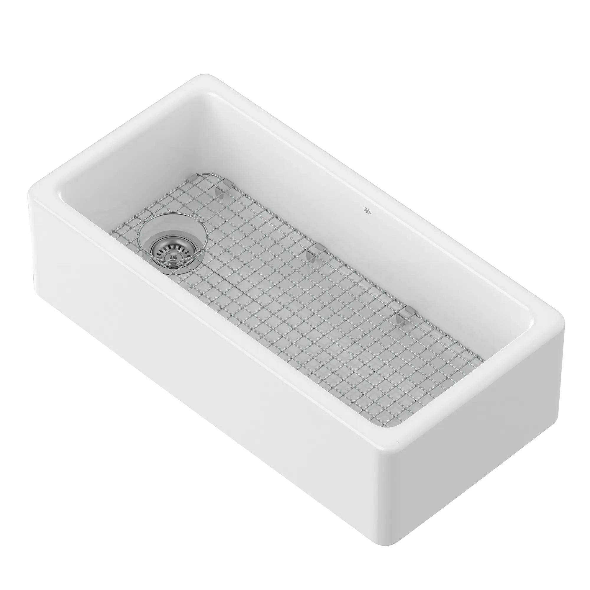 Hillside® 36 in. Apron Kitchen Sink with Offset Drain // CANVAS WHITE // 90935_D20066236.415_2_CDNwebp.webp