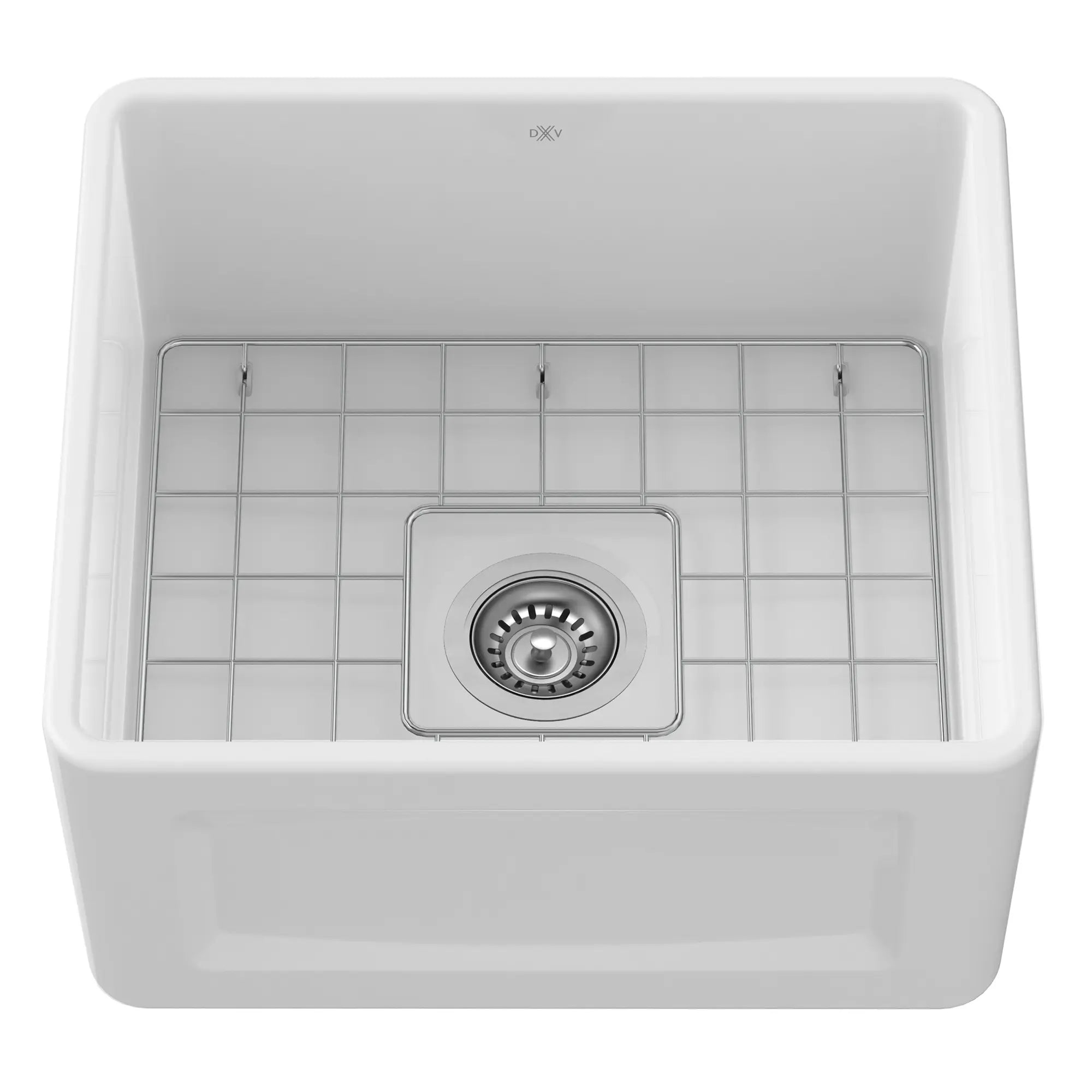Hillside® 20 in. Apron Kitchen Sink with Center Drain // CANVAS WHITE // 91143_D20100000.415_1_CDNwebp.webp