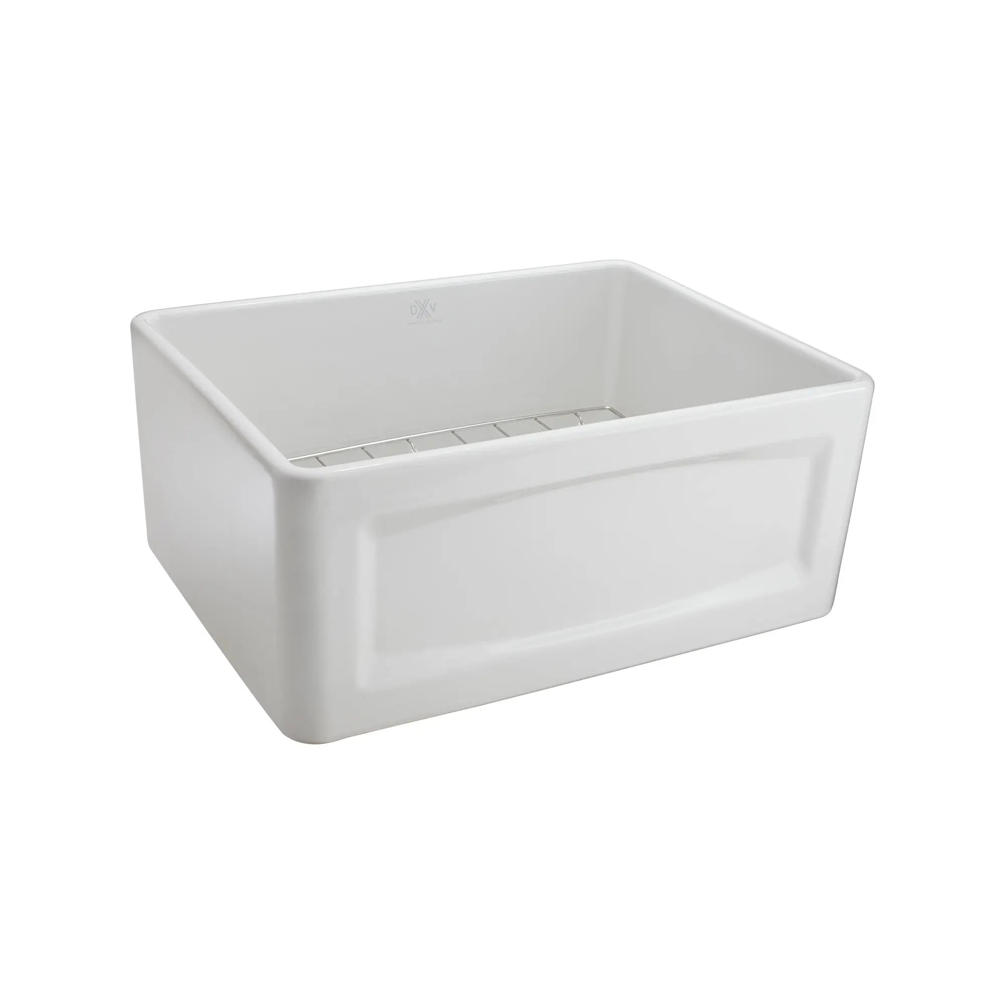 Hillside® 24 in. Apron Kitchen Sink with Center Drain // CANVAS WHITE // 91180_D20101000415_CDNwebp.webp