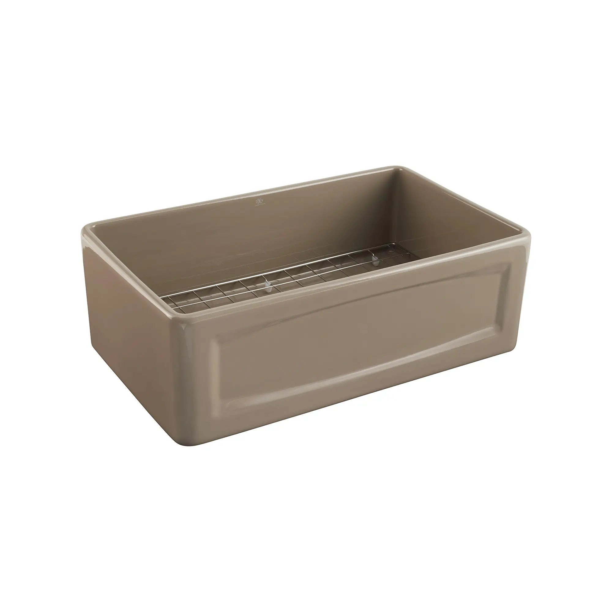 Hillside® 30 in. Apron Kitchen Sink with Center Drain // OYSTER // 91220_D20102000410_CDNwebp.webp