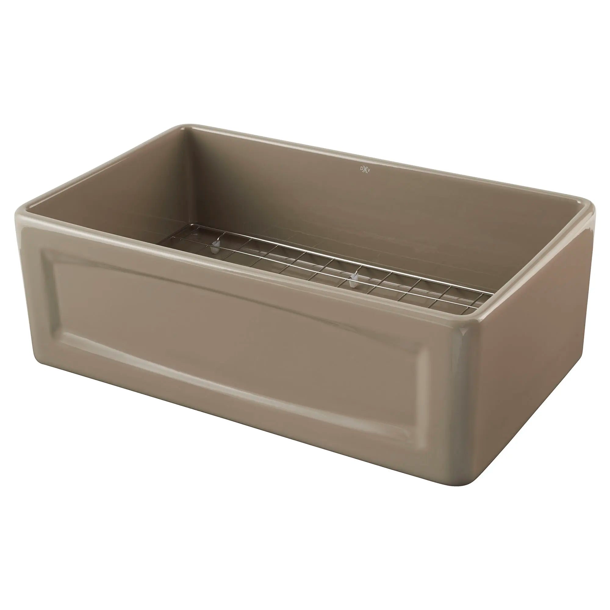 Hillside® 30 in. Apron Kitchen Sink with Center Drain // OYSTER // 91225_D20102000410_1_CDNwebp.webp