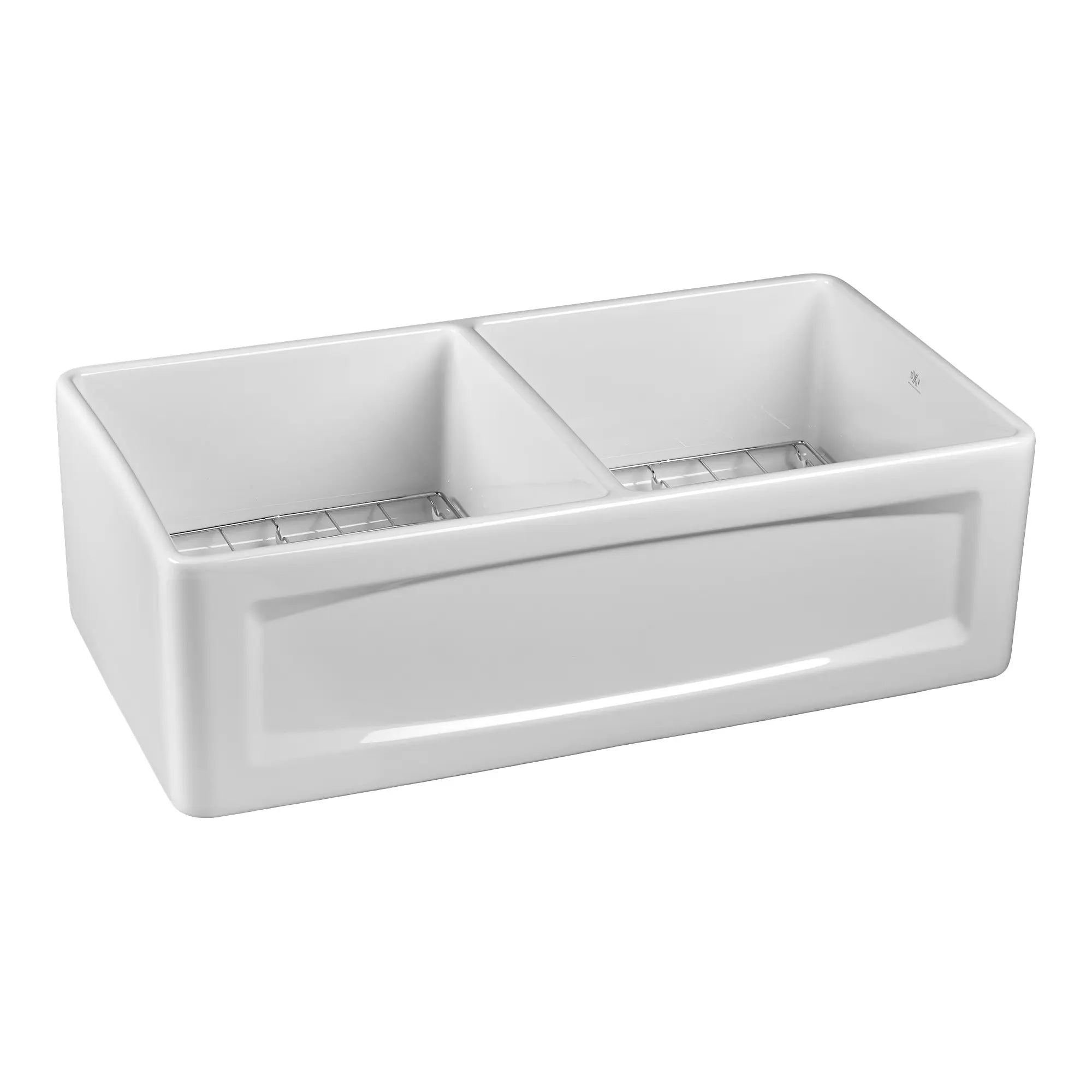 Hillside® 33 in. Apron Kitchen Sink with Center Drain // CANVAS WHITE // 91264_D20103000415_CDNwebp.webp