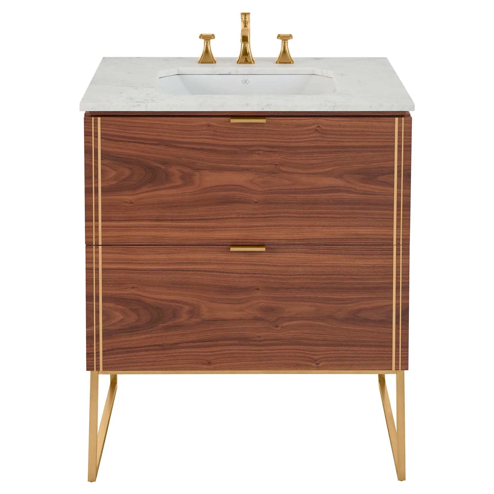 Belshire® 30 in. Carrara Marble Vanity Top, 3 Hole // CARRARA MARBLE // 91492_D20205000415_D19090003550_D19085030427_D19087000427_D35170800427_D35170803427_1_CDNwebp.webp