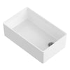 [D21180SB3320.415] Etre® 33 in. Apron Kitchen Sink with Offset Drain - Canvas White