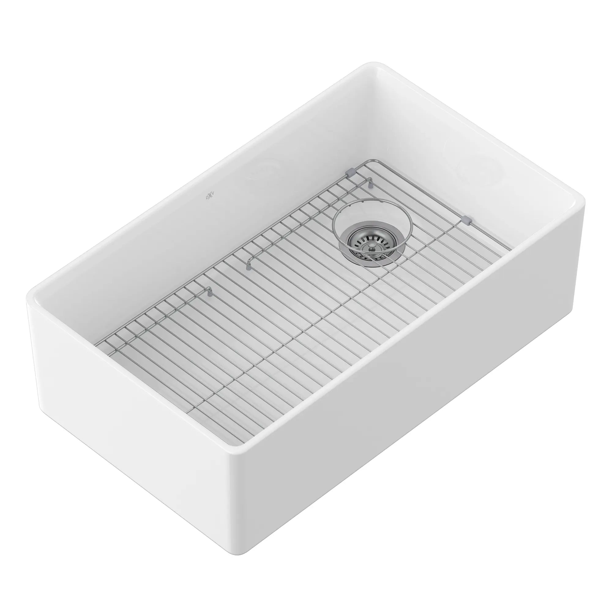 Etre® 33 in. Apron Kitchen Sink with Offset Drain // CANVAS WHITE // 91737_D21180SB3320.415_3_CDNwebp.webp