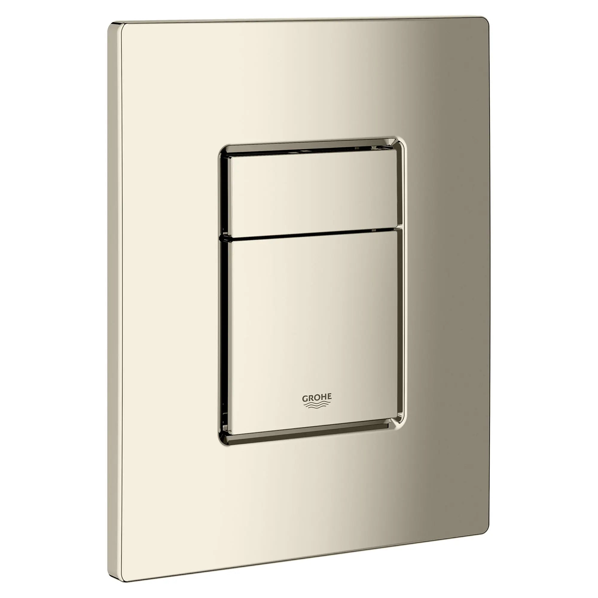 Cosmopolitan Dual Flush Actuator Plate // PLATINUM NICKEL // 92439_D28015000150_CDNwebp.webp