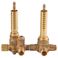 [D35005522.191] 2-Handle Thermostatic Rough Valve with 2-Way Diverter Non-Shared Functions - Unfinished