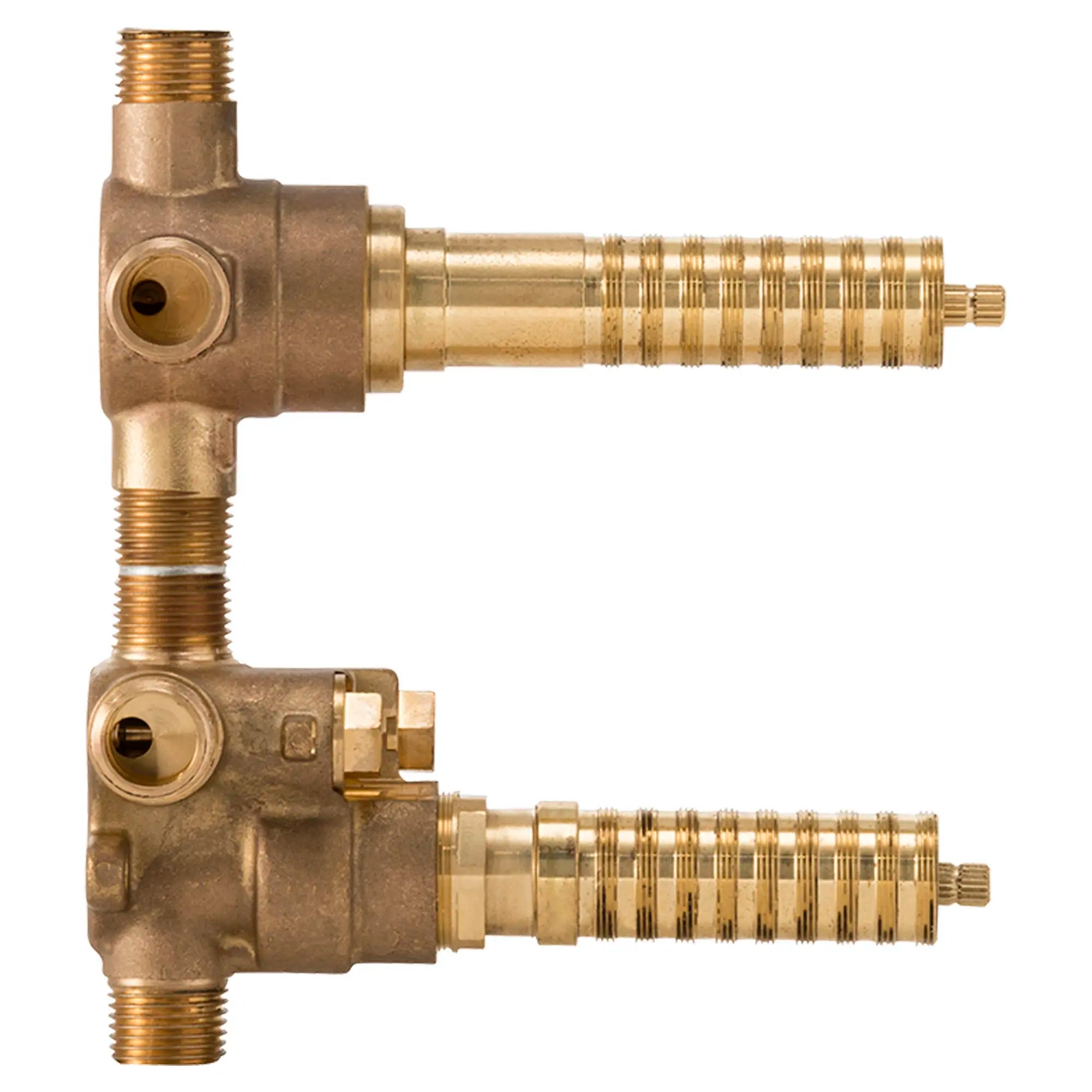 2-Handle Thermostatic Rough Valve with 3-Way Diverter Shared Functions // UNFINISHED // 92725_D35005523S191_2_CDNwebp.webp