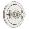 [D35101F40.150] Ashbee Single Handle Pressure Balance Valve Trim Only with Cross Handle - Polished Chrome