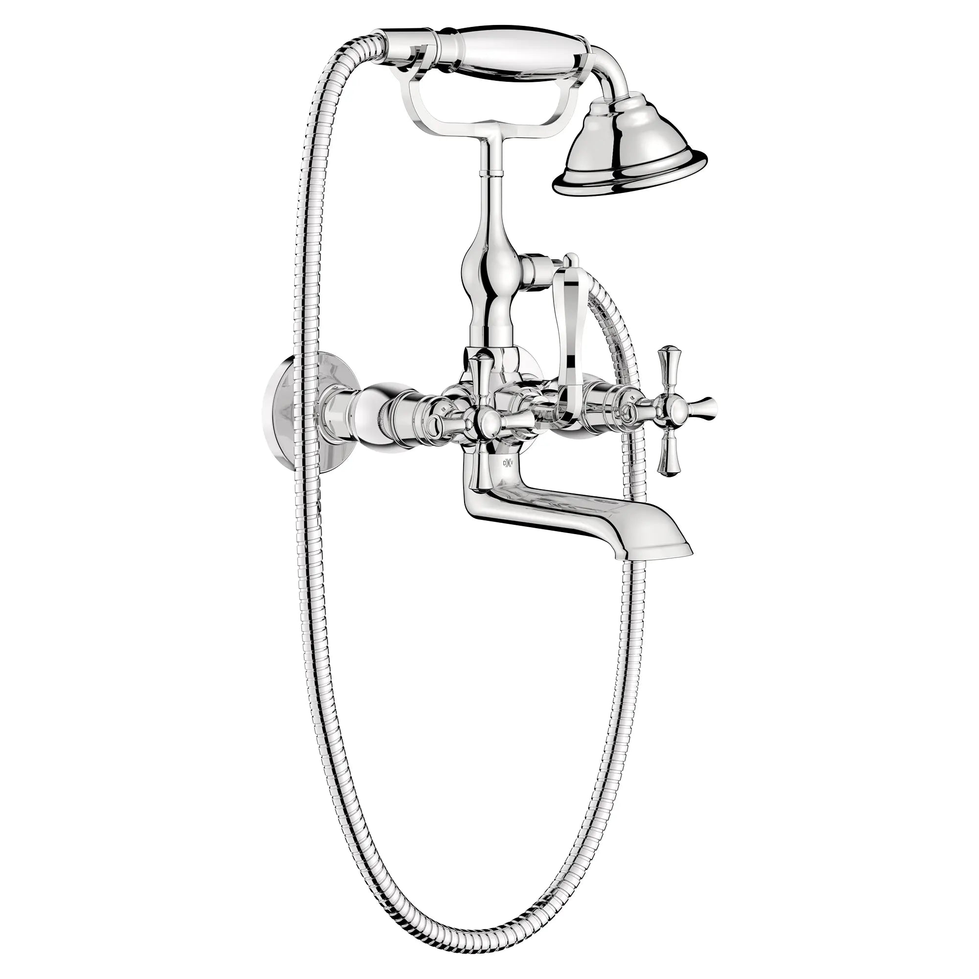 Randall® Wall Mounted Tub Filler with Hand Shower // POLISHED CHROME // 93205_D3510298C.100_CDNwebp.webp