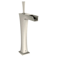 [D3510415C.144] Single Control Monoblock Vessel Faucet 1.2 GPM - Brushed Nickel