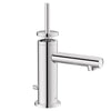 [D35105100RB.100] Percy® Single Handle Bathroom Faucet with Indicator Markings and Stem Handle - Polished Chrome