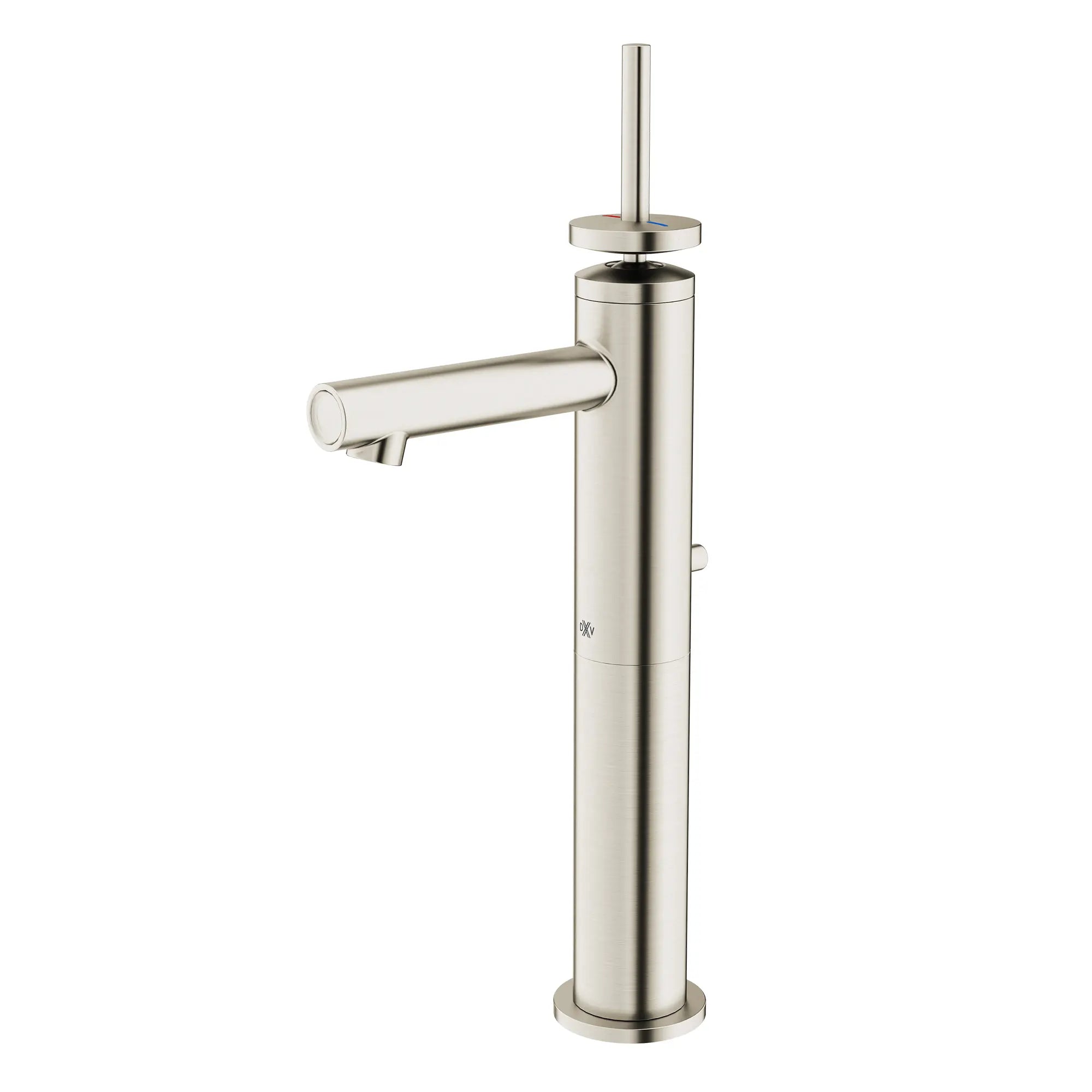 Percy® Single Handle Vessel Bathroom Faucet with Indicator Markings and Stem Handle // BRUSHED NICKEL // 93719_D35105150RB144_R_CDNwebp.webp