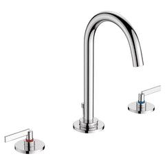 [D35105800RB.100] Percy® 2-Handle Widespread Bathroom Faucet with Indicator Markings and Lever Handles - Polished Chrome