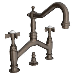 [D3510725C.110] Landfair Bridge Bathroom Faucet - Carbon Bronze