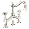 [D3510725C.150] Landfair Bridge Bathroom Faucet - Carbon Bronze