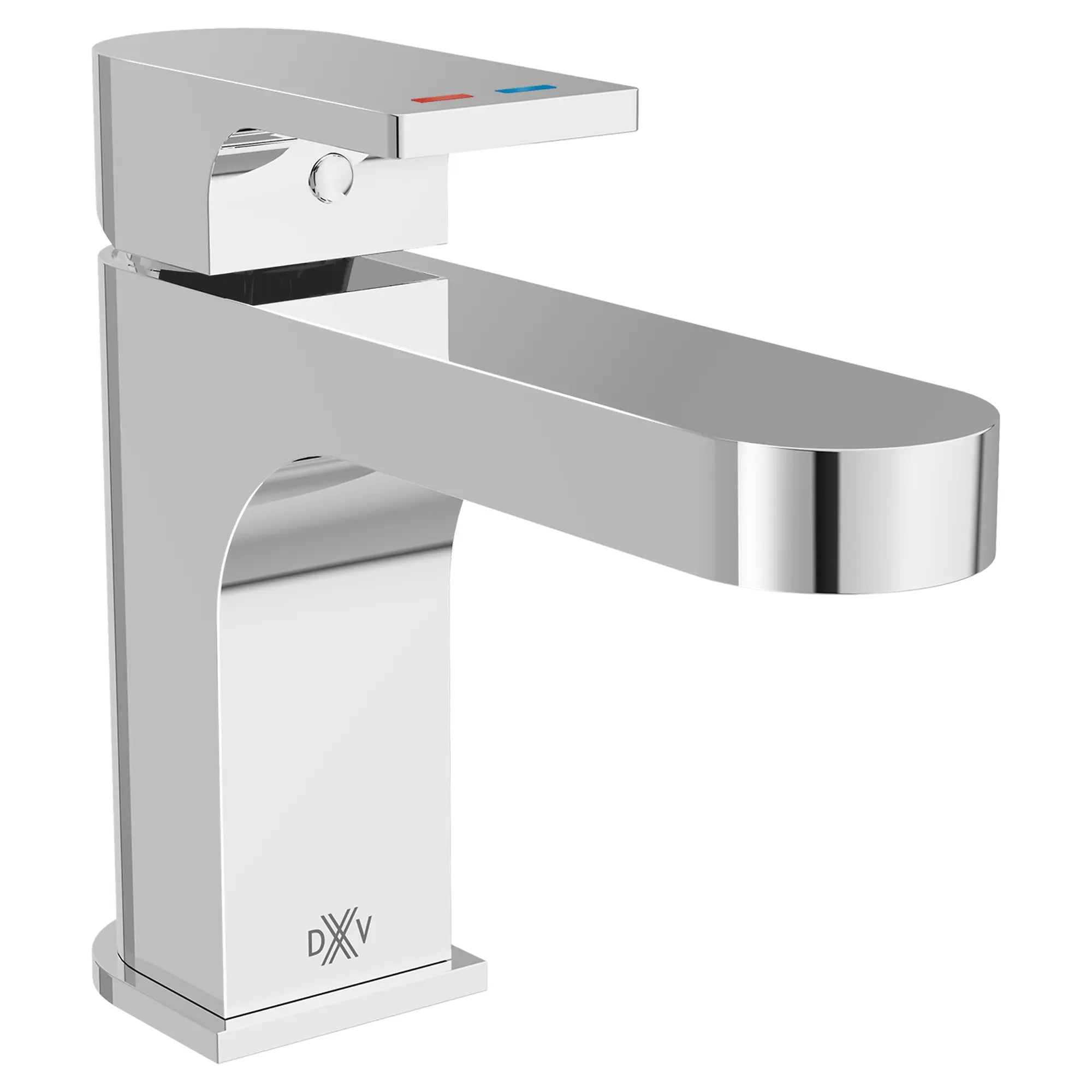 Equility® Single Handle Bathroom Faucet with Indicator Markings and Lever Handle // POLISHED CHROME // 94802_D35109100RB.100_CDNwebp.webp