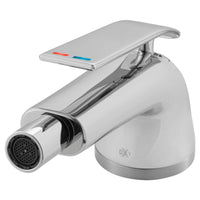 [D35120012RB.100] DXV® Modulus Single Hole Bidet Faucet with Indicator Markings and Lever Handle - Polished Chrome