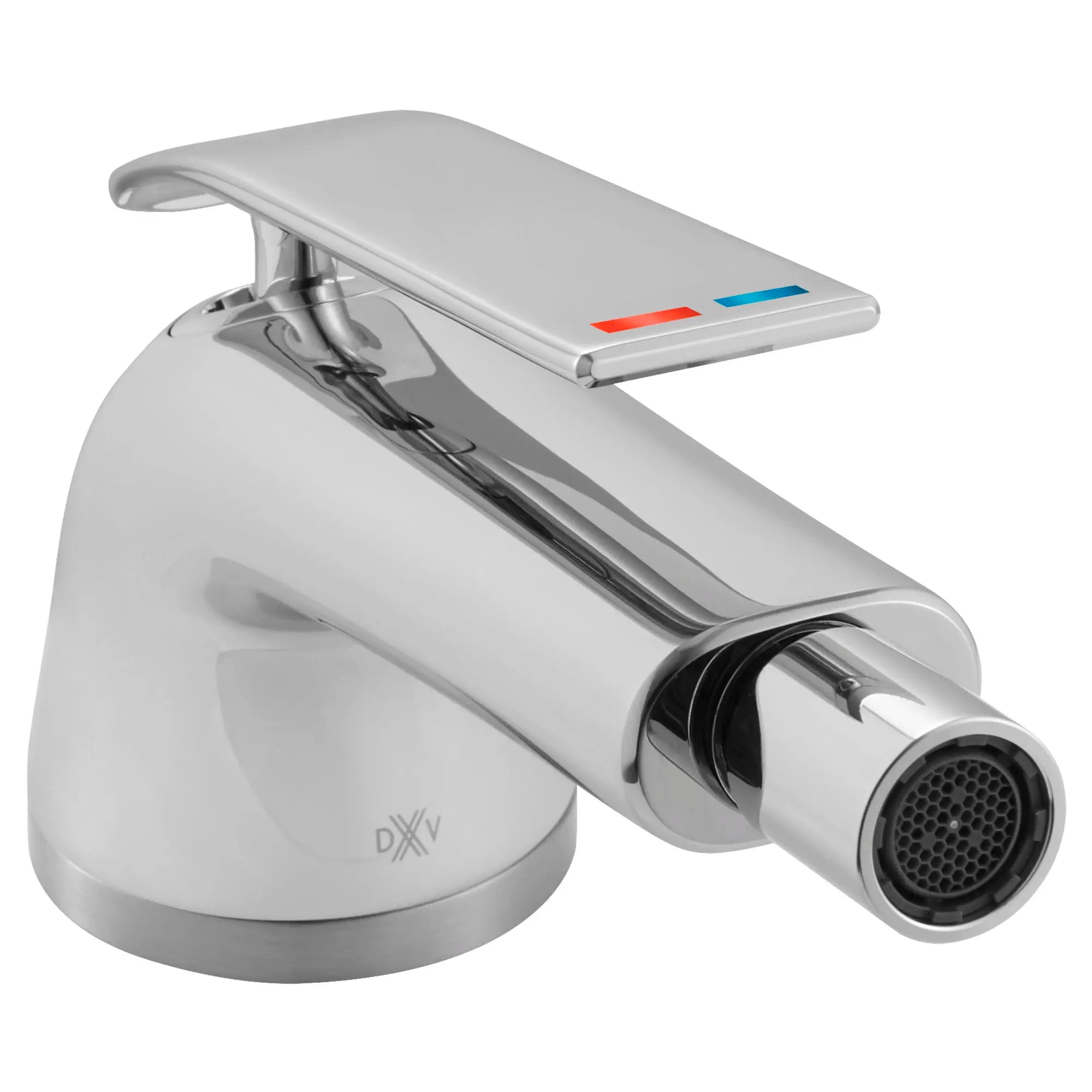 DXV® Modulus Single Hole Bidet Faucet with Indicator Markings and Lever Handle // POLISHED CHROME // 95078_D35120012RB100_CDNwebp.webp