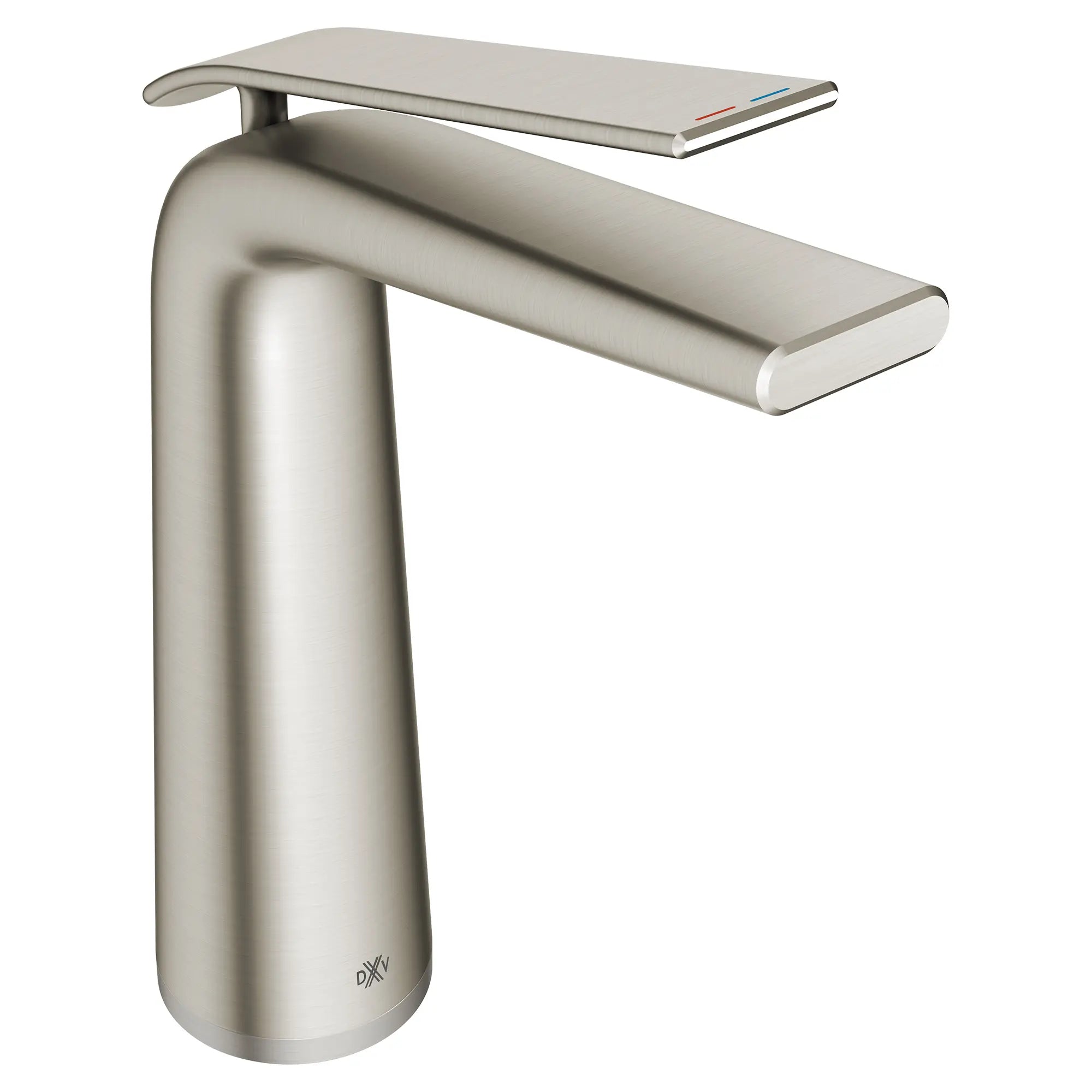 DXV® Modulus Single Handle Vessel Bathroom Faucet with Indicator Markings and Lever Handle // BRUSHED NICKEL // 95181_D35120152RB.144_CDNwebp.webp