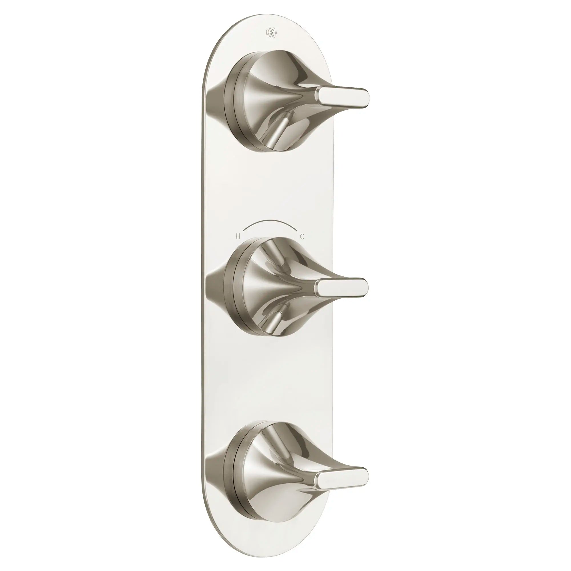 DXV® Modulus 3-Handle Thermostatic Valve Trim Only // PLATINUM NICKEL // 95353_D35120537150_1_CDNwebp.webp