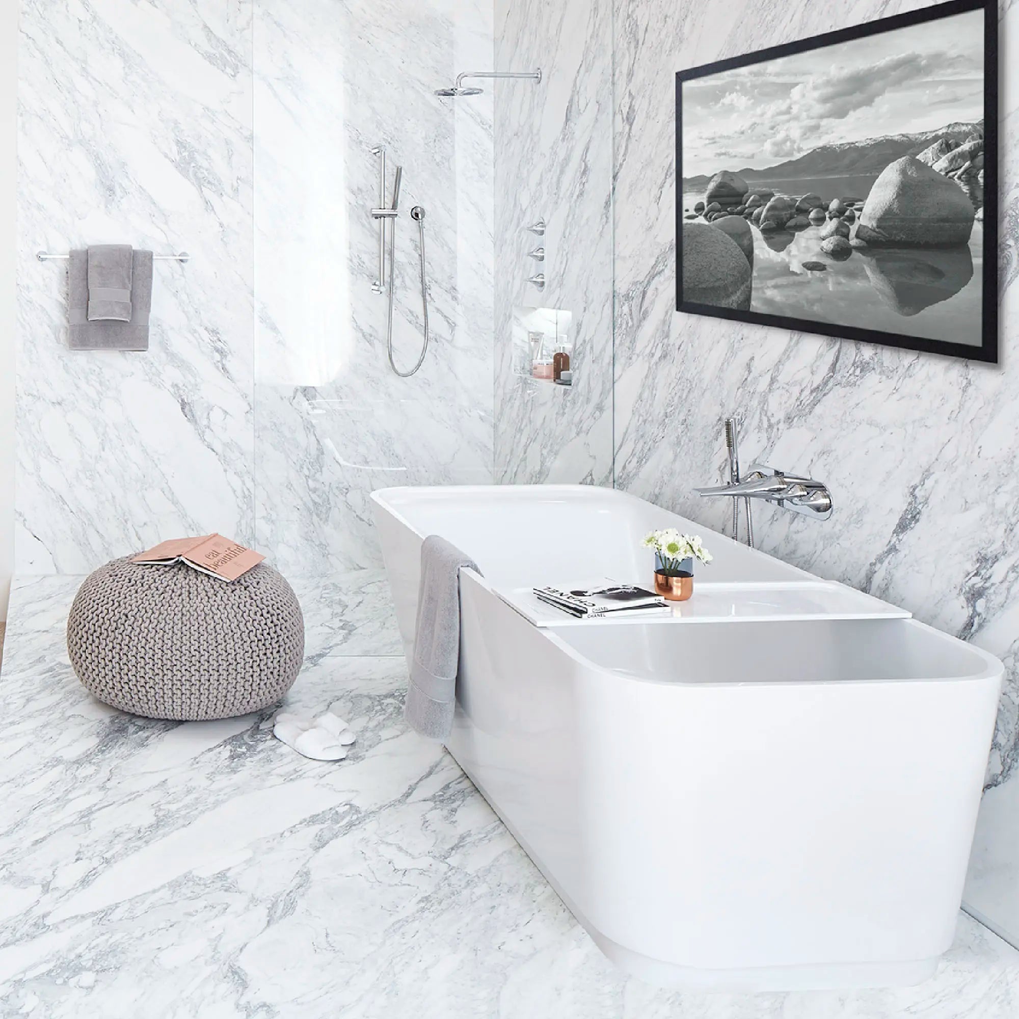 DXV® Modulus 2-Handle Wall Mount Bathtub Faucet with Hand Shower // POLISHED CHROME // 95468_D35120981100_CDNwebp.webp