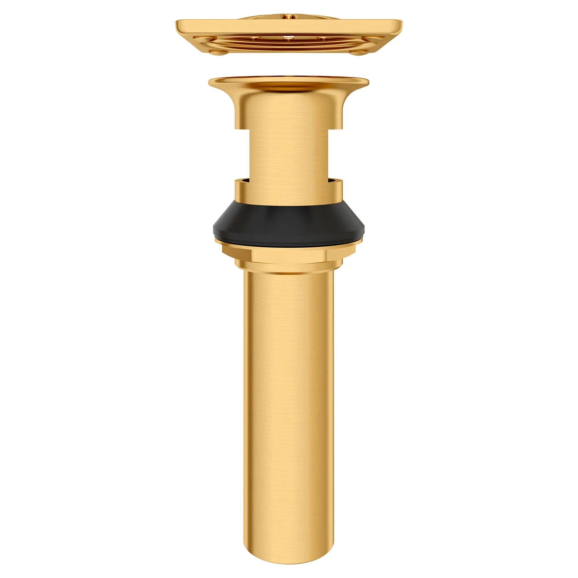 Oak Hill® Grid Drain with Decorative Cover // SATIN BRASS // 95508_D35155040.427_CDNwebp.webp